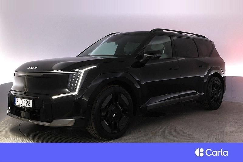 Svart Begagnad 2023 Kia EV9 3 SUV | 729 900 kr (Bra pris) - Bild 1/4