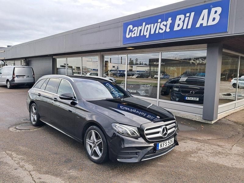 Svart Begagnad 2020 Mercedes E300 AMG Kombi | 349 000 kr (Marknadspris) - Bild 1/4