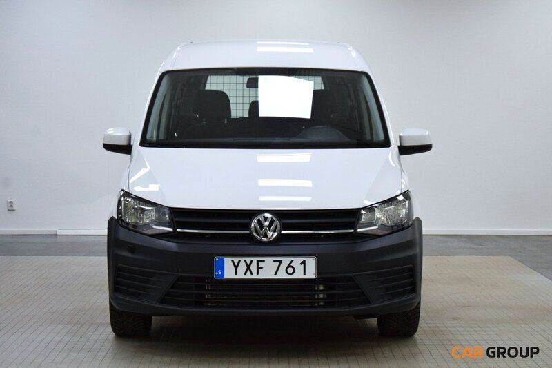 Vit Begagnad 2019 VW Caddy Maxi Life Life Minibuss | 289 900 kr (Marknadspris) - Bild 1/3