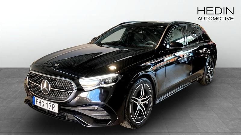 Svart (black) Begagnad 2024 Mercedes E300 AMG Kombi | 609 900 kr (Superpris) - Bild 1/4