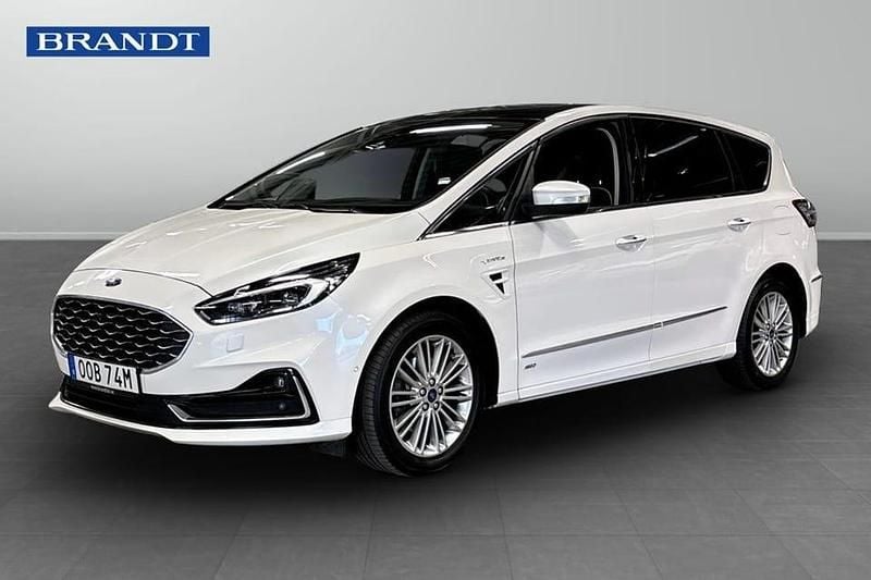 Vit Begagnad 2020 Ford S-MAX Vignale Kombi | 299 000 kr (Marknadspris) - Bild 1/4