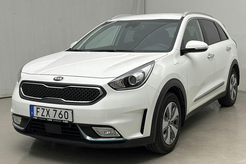 Vit Begagnad 2019 Kia Niro Advance SUV | 200 000 kr - Bild 1/4