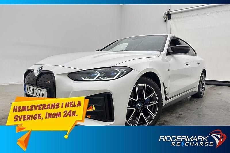 Vit Begagnad 2023 BMW i4 M Sport Sedan | 484 800 kr (Bra pris) - Bild 1/3