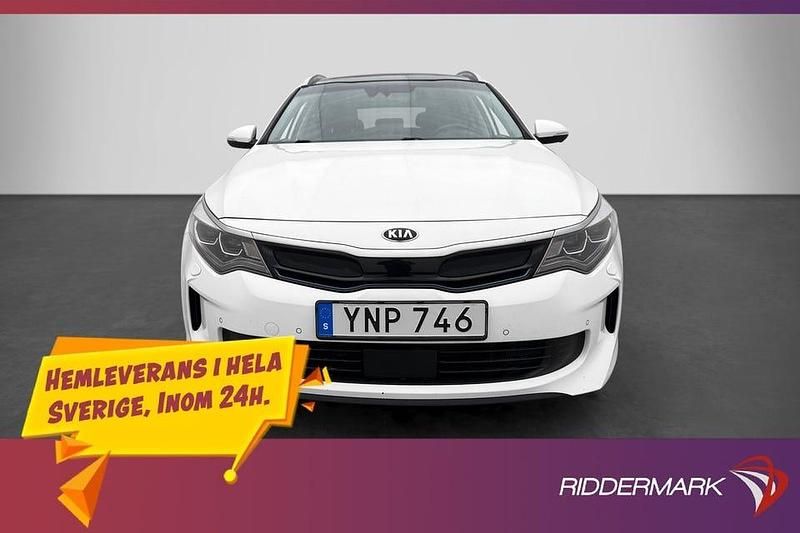 Begagnad Kia Optima Advance 205 HK (150 kW) 2018 Vit Kombi