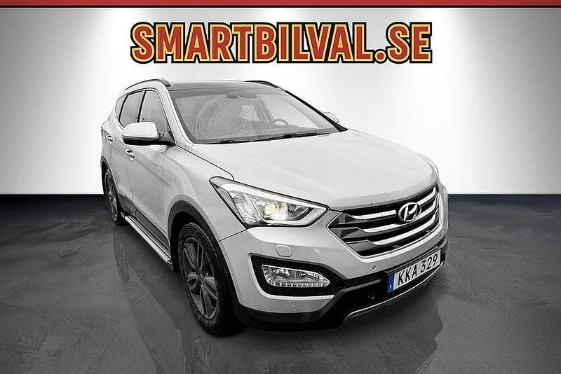 Silver Begagnad 2015 Hyundai Santa Fe Premium SUV | 149 900 kr (Marknadspris) - Bild 1/4