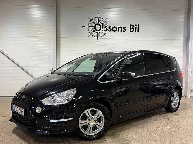 Svart Begagnad 2014 Ford S-MAX Business Edition Minibuss | 99 900 kr - Bild 1/4