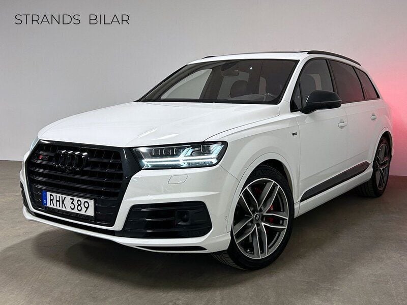 Vit Begagnad 2016 Audi SQ7 S-Line SUV | 499 000 kr (Dyr) - Bild 1/4