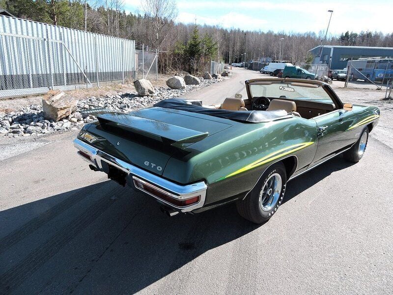 Begagnad Pontiac GTO 350 HK (257 kW) 1970 Pepper green metallic Sportkupé