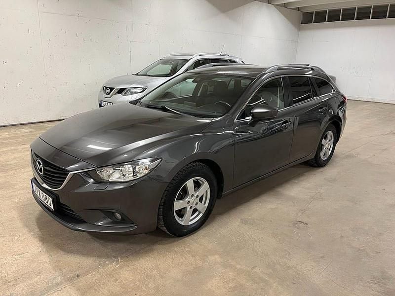 Grå Begagnad 2016 Mazda 6 Kombi | 122 900 kr (Bra pris) - Bild 1/4