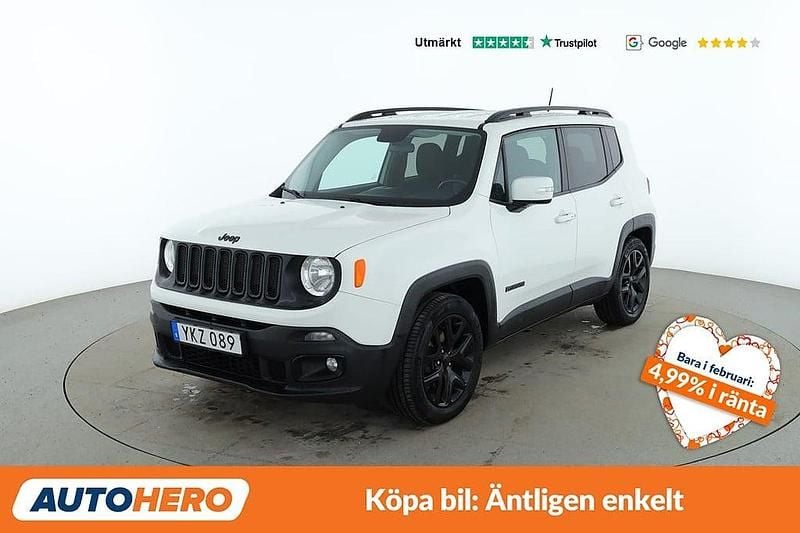 Vit Begagnad 2017 Jeep Renegade SUV | 111 000 kr (Superpris) - Bild 1/4
