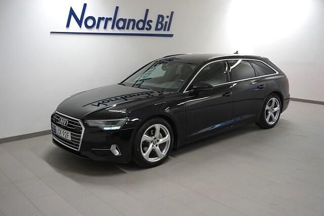 Svart (mytsvart metallic) Begagnad 2019 Audi A6 S-Line Kombi | 329 900 kr (Dyr) - Bild 1/4