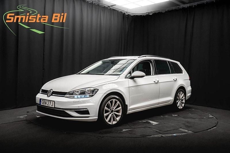 Vit Begagnad 2019 VW Golf VII Kombi | 174 800 kr (Lite dyr) - Bild 1/3
