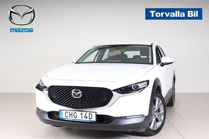 Vit Begagnad 2022 Mazda CX-30 Sky SUV | 259 900 kr (Marknadspris) - Bild 1/4