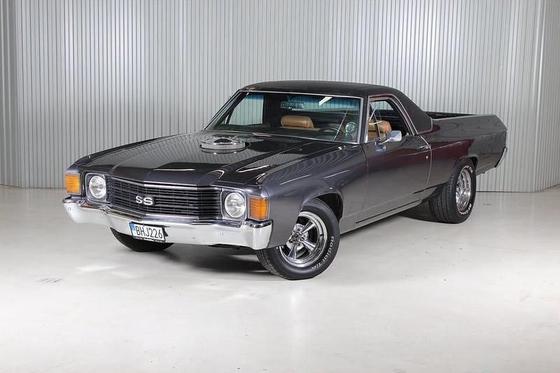 Svart Begagnad 1972 Chevrolet El Camino Pickup | 199 000 kr - Bild 1/4