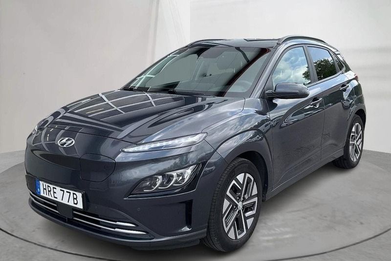 Grå Begagnad 2021 Hyundai Kona Essential SUV | 200 000 kr (Bra pris) - Bild 1/4