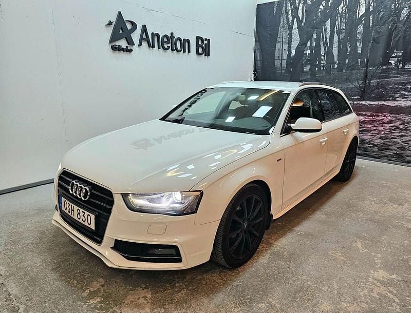 Vit Begagnad 2014 Audi A4 S-Line Kombi | 109 900 kr (Marknadspris) - Bild 1/4
