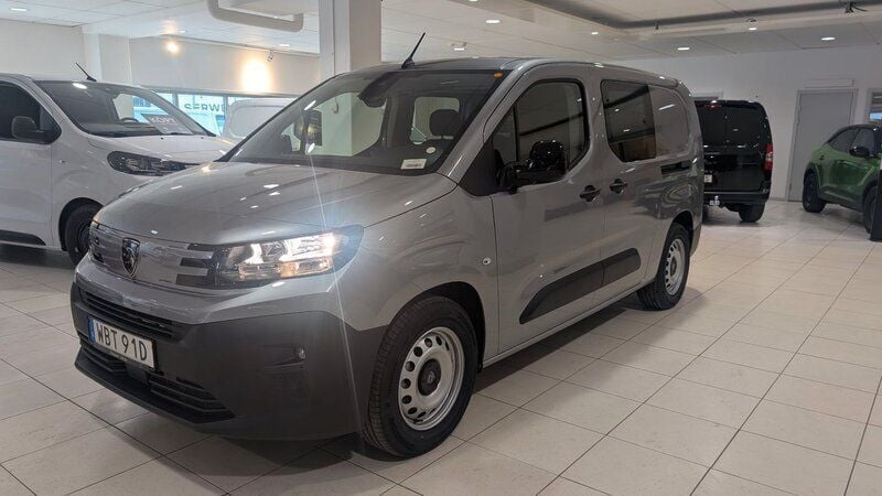 Grå Ny 2024 Peugeot E-Partner Minibuss | 469 900 kr (Dyr) - Bild 1/4