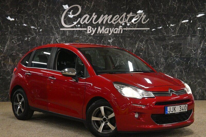 Röd Begagnad 2013 Citroën C3 Halvkombi | 69 990 kr (Lite dyr) - Bild 1/4