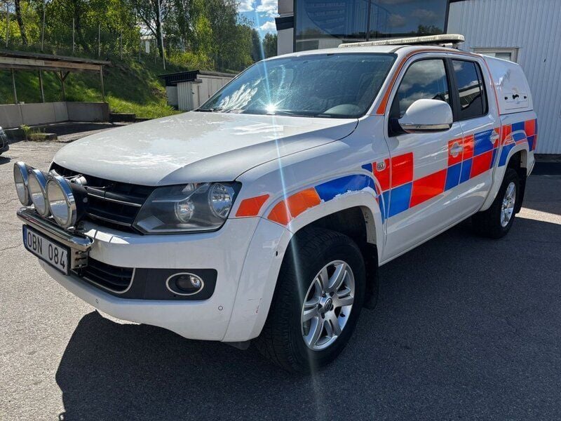 Vit Begagnad 2013 VW Amarok Pickup | 98 000 kr (Superpris) - Bild 1/4
