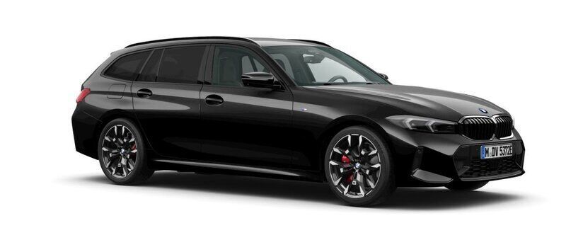 Svart (black sapphire metallic) Ny 2025 BMW 330e Comfort Edition Kombi | 722 100 kr (Marknadspris) - Bild 1/3