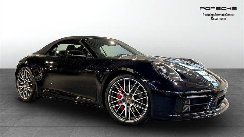 Svart Begagnad 2021 Porsche 911 Carrera S Cabriolet Cab | 1 465 000 kr - Bild 1/4