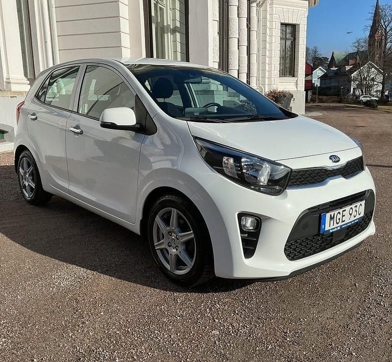 Begagnad Kia Picanto Advance 67 HK (49 kW) 2021 Vit Halvkombi