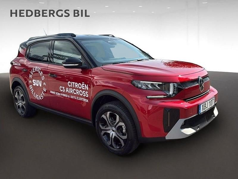 Röd Ny 2025 Citroën C3 Aircross PureTech SUV | 269 900 kr (Marknadspris) - Bild 1/4