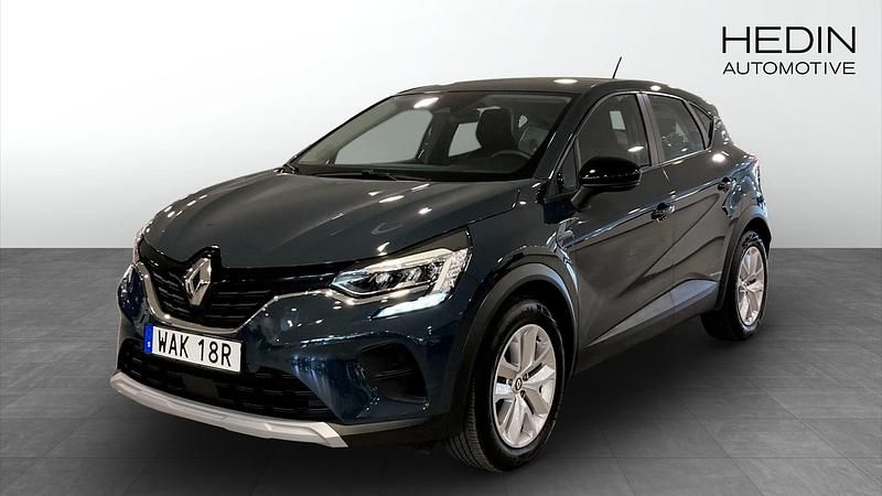 Blå (blue) Begagnad 2021 Renault Captur Zen SUV | 209 900 kr (Marknadspris) - Bild 1/4