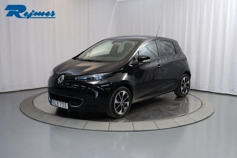 Begagnad Renault Zoe Intens 80 kW (109 HK) 2018 Svart Halvkombi