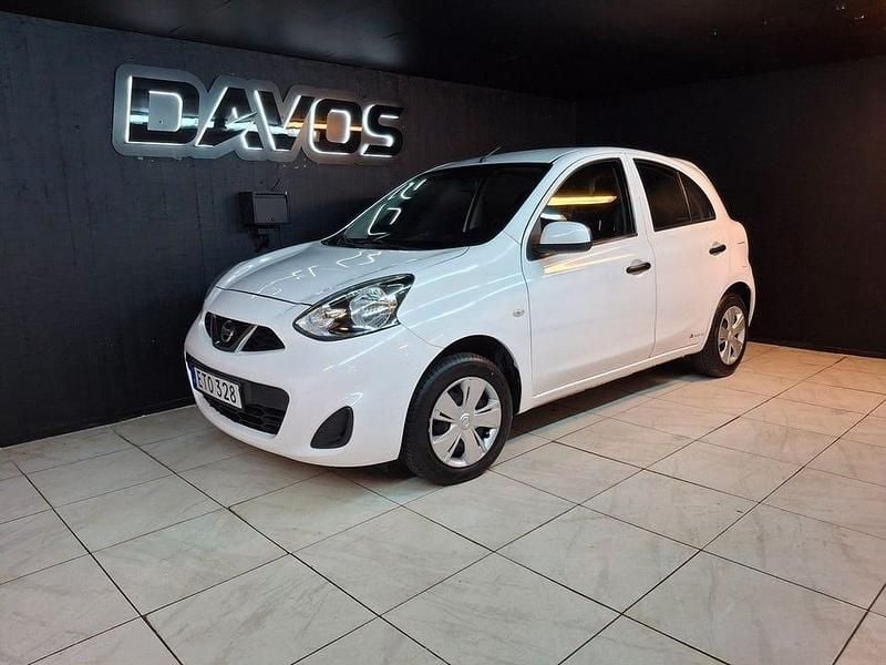 Vit Begagnad 2014 Nissan Micra Halvkombi | 76 900 kr (Marknadspris) - Bild 1/4