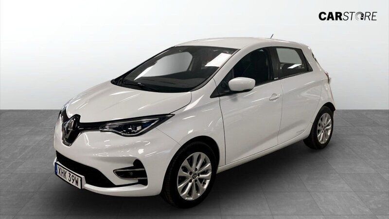 Vit (white) Begagnad 2022 Renault Zoe Zen Halvkombi | 139 900 kr (Superpris) - Bild 1/4