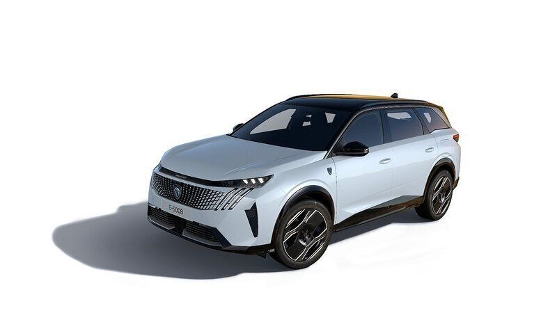 Blå Ny 2024 Peugeot e-5008 GTi SUV | 589 900 kr - Bild 1/4
