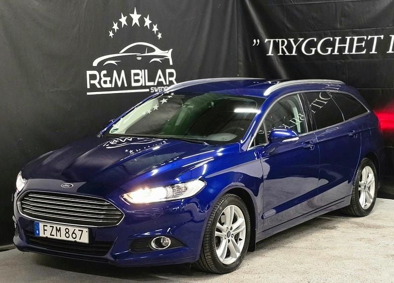 Blå Begagnad 2015 Ford Mondeo Kombi | 89 800 kr (Bra pris) - Bild 1/4