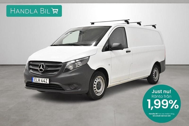 Vit Begagnad 2021 Mercedes Vito Minibuss | 199 900 kr (Superpris) - Bild 1/3