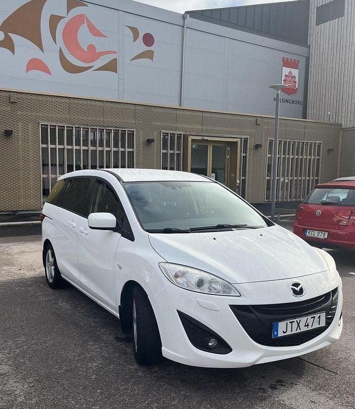 Vit Begagnad 2011 Mazda 5 Minibuss | 37 000 kr - Bild 1/4