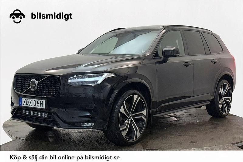 Svart Begagnad 2021 Volvo XC90 R-Design SUV | 609 800 kr (Marknadspris) - Bild 1/3