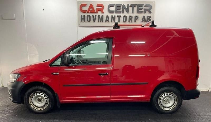 Begagnad VW Caddy 110 HK (80 kW) 2016 Röd Minibuss