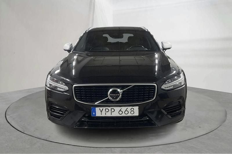 Begagnad Volvo V90 R-Design 390 HK (286 kW) 2019 Svart Kombi