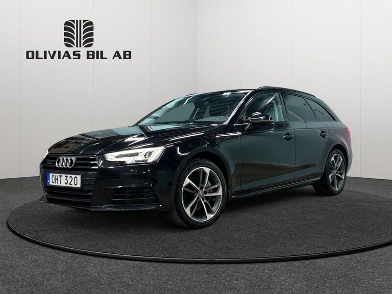 Svart Begagnad 2017 Audi A4 Proline Kombi | 189 400 kr (Marknadspris) - Bild 1/4