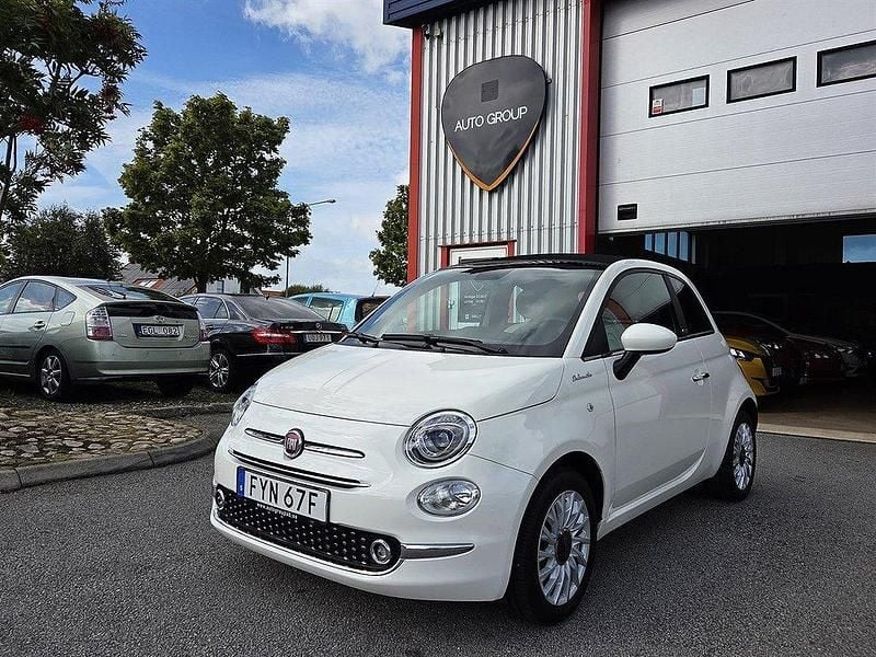 Vit Begagnad 2022 Fiat 500C Lounge Cab | 159 900 kr (Marknadspris) - Bild 1/4