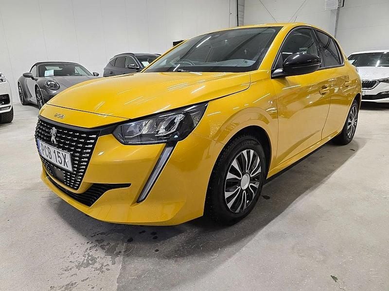 Gul Begagnad 2022 Peugeot 208 Halvkombi | 169 500 kr (Marknadspris) - Bild 1/4