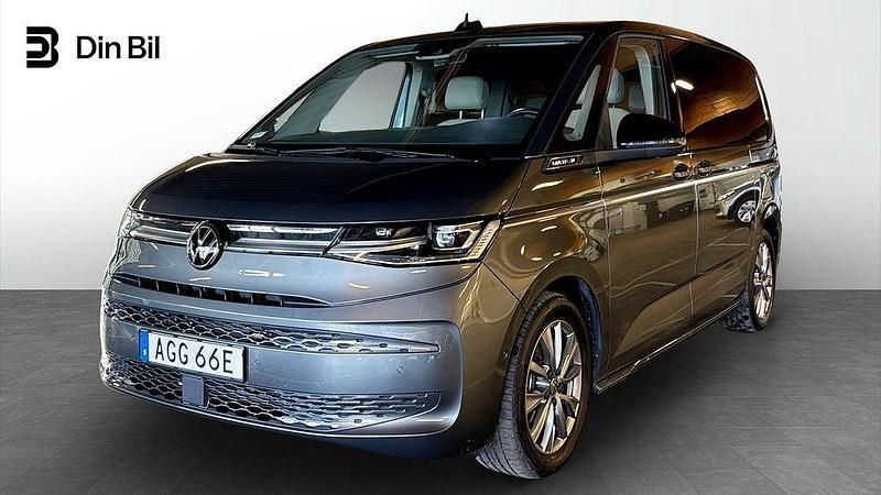 Grå (indiumgrå metallic) Begagnad 2024 VW Multivan Minibuss | 759 900 kr - Bild 1/4