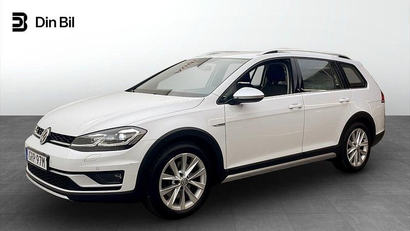 Vit Begagnad 2019 VW Golf Alltrack Kombi | 229 000 kr (Marknadspris) - Bild 1/4