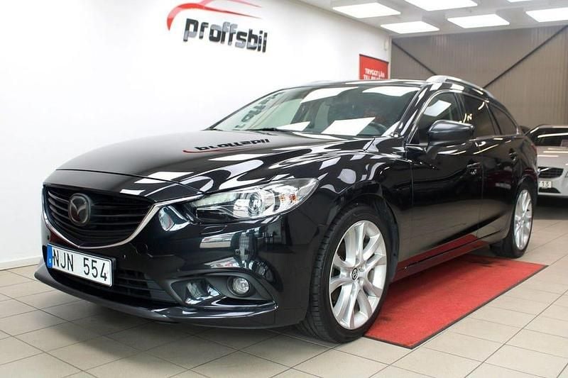 Svart Begagnad 2013 Mazda 6 Kombi | 89 500 kr (Marknadspris) - Bild 1/4
