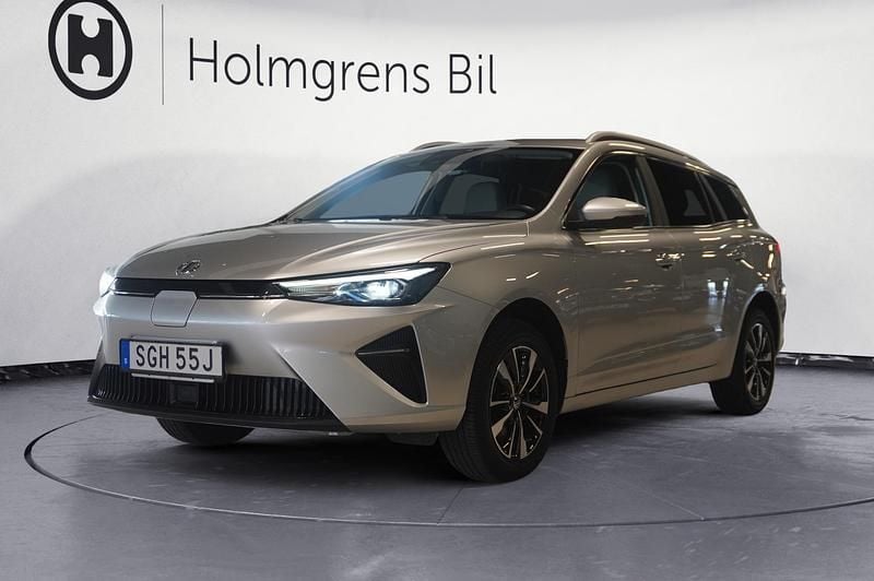 Grå Begagnad 2022 MG MG5 EV Luxury Kombi | 184 900 kr (Bra pris) - Bild 1/4