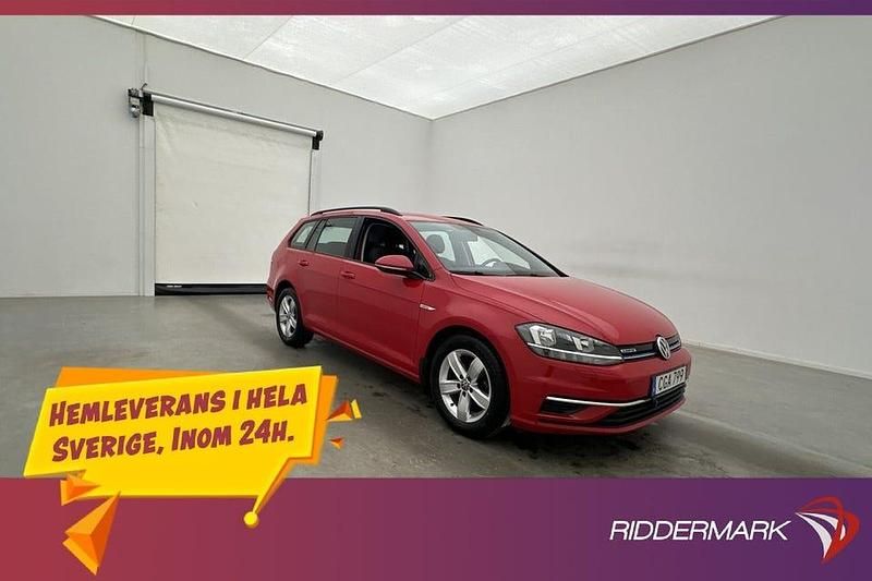 Röd Begagnad 2018 VW Golf VII Kombi | 99 800 kr (Marknadspris) - Bild 1/3