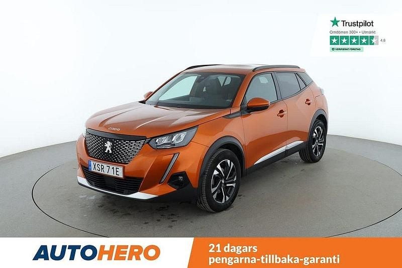 Orange Begagnad 2021 Peugeot 2008 Allure SUV | 199 000 kr (Marknadspris) - Bild 1/4