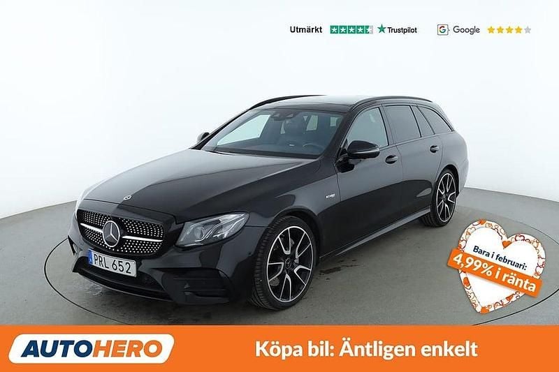 Svart Begagnad 2018 Mercedes E43 AMG AMG Sedan | 358 000 kr - Bild 1/4