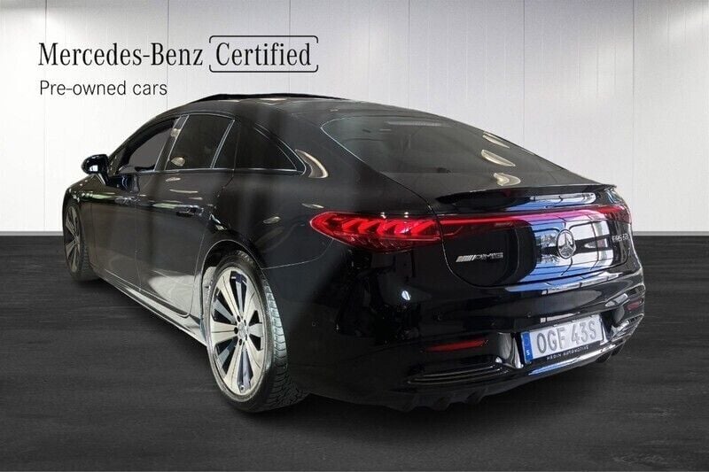 Begagnad Mercedes EQS 53 AMG AMG 484 kW (659 HK) 2023 Svart Sedan