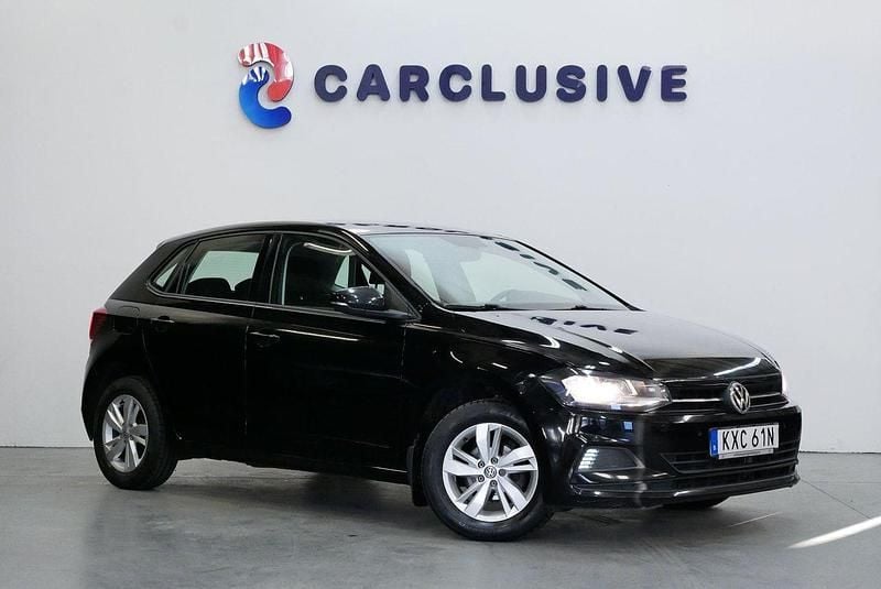 Svart Begagnad 2019 VW Polo Halvkombi | 159 900 kr (Marknadspris) - Bild 1/4
